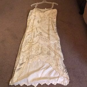 Ladies Vintage Sequenced Gown